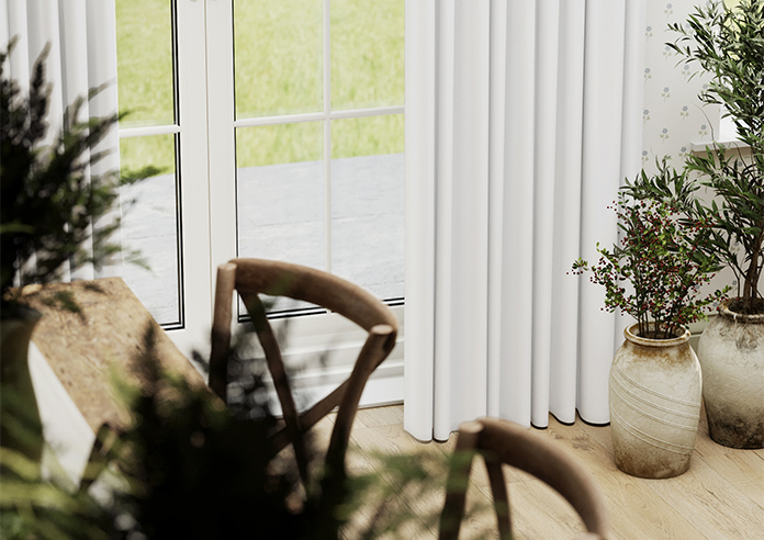 Ascot, Bright White - Made to Measure Curtains - Image 5